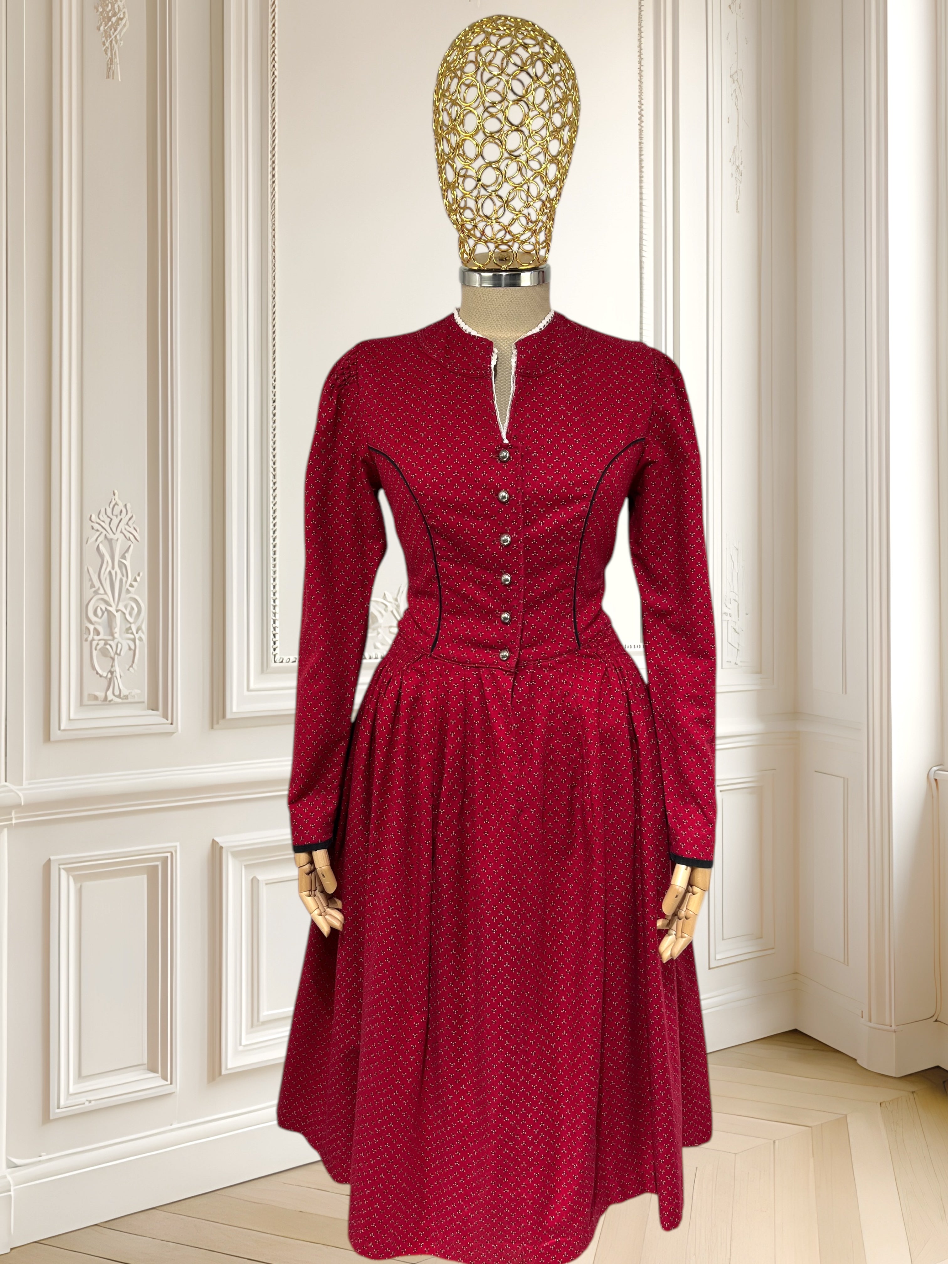 Rochie vintage din bumbac mărimea S