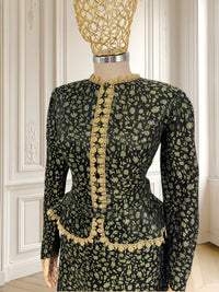 Rochie vintage din brocart mărimea M