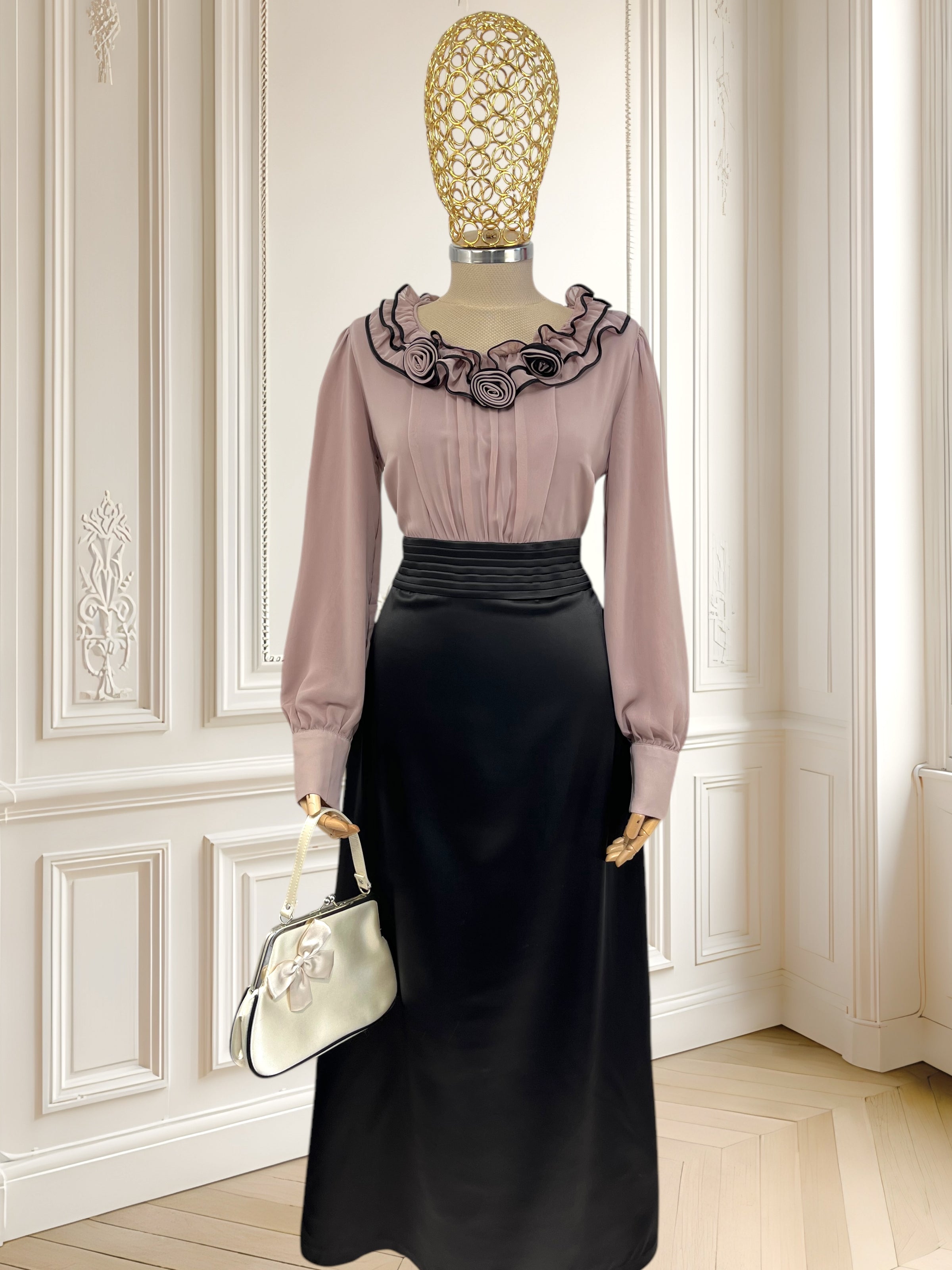 Rochie elegantă satinată mărimea M