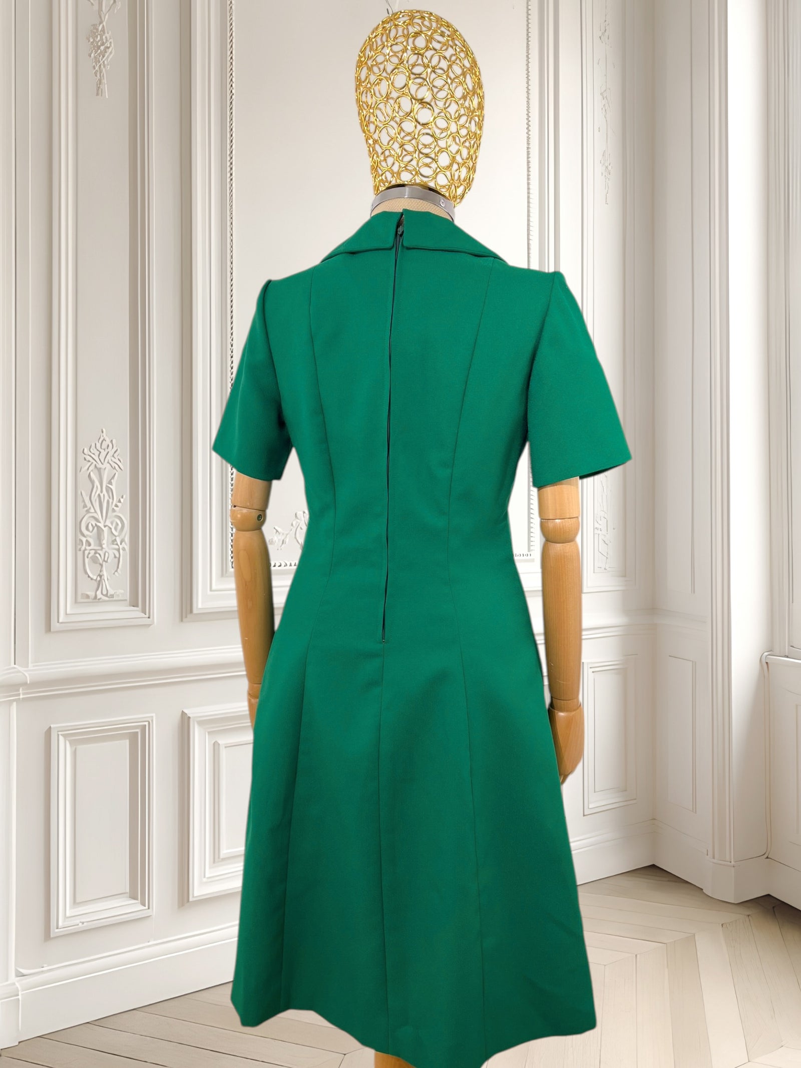 Rochie vintage lucrată manual mărimea S
