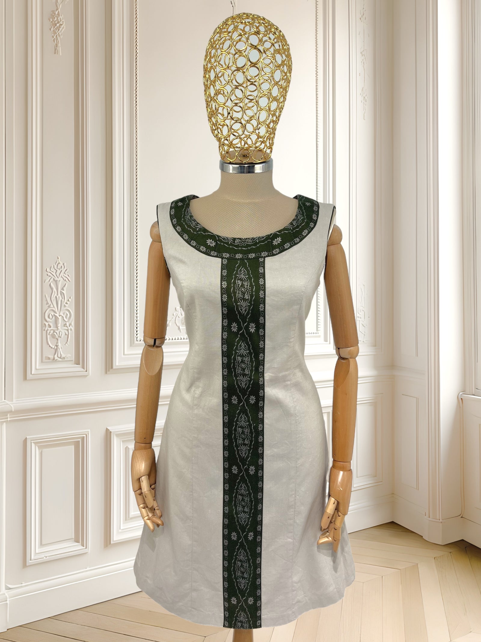 Rochie vintage din bumbac și in mărimea M