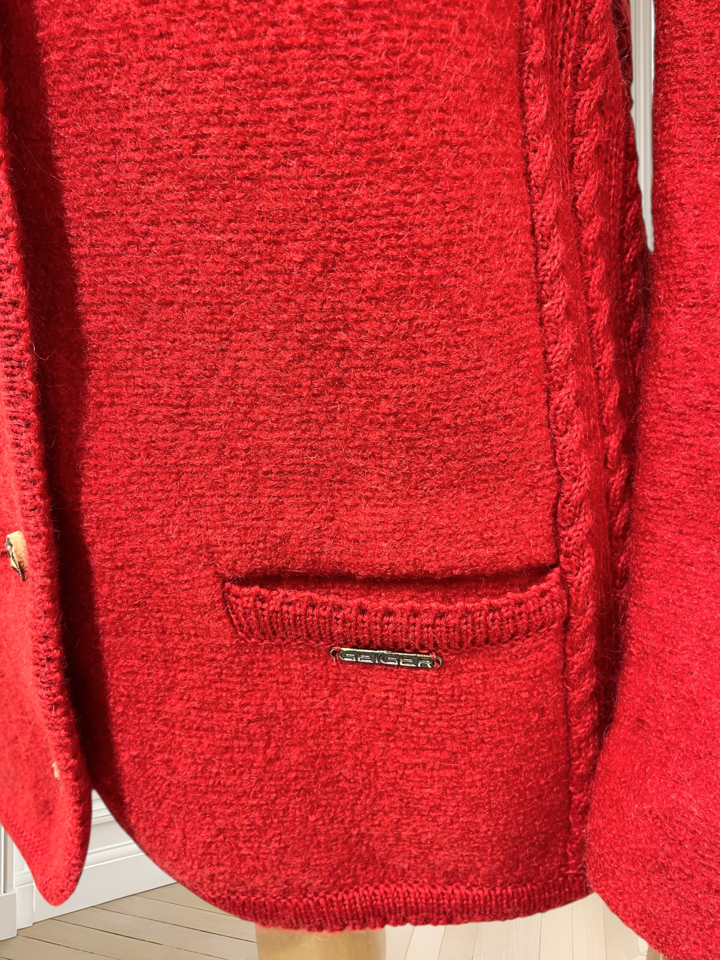 Cardigan vintage din lână pură mărimea M