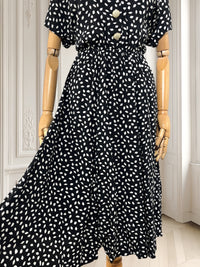 Rochie vintage din vâscoză mărimea M