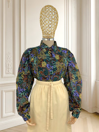 Cămașă vintage cu print paisley mărimea L