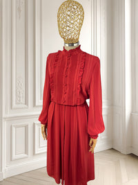 Rochie vintage cu volane mărimea M