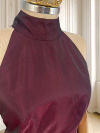 Rochie vișinie cu efect sidefat mărimea M