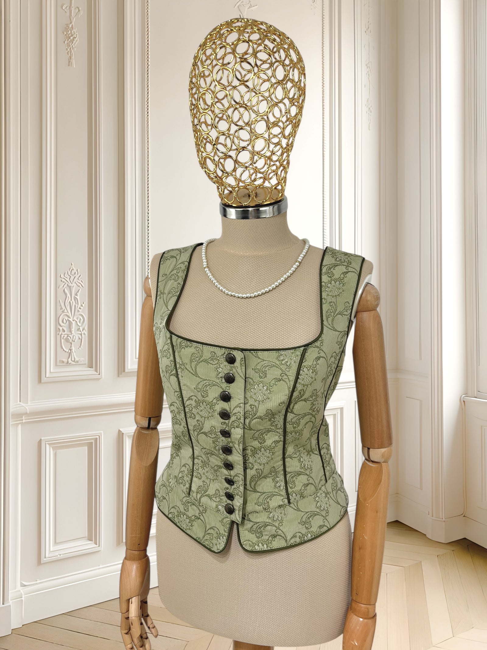 Top vintage olive mărimea M