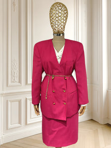 Compleu vintage roz potrivit pentru M/L