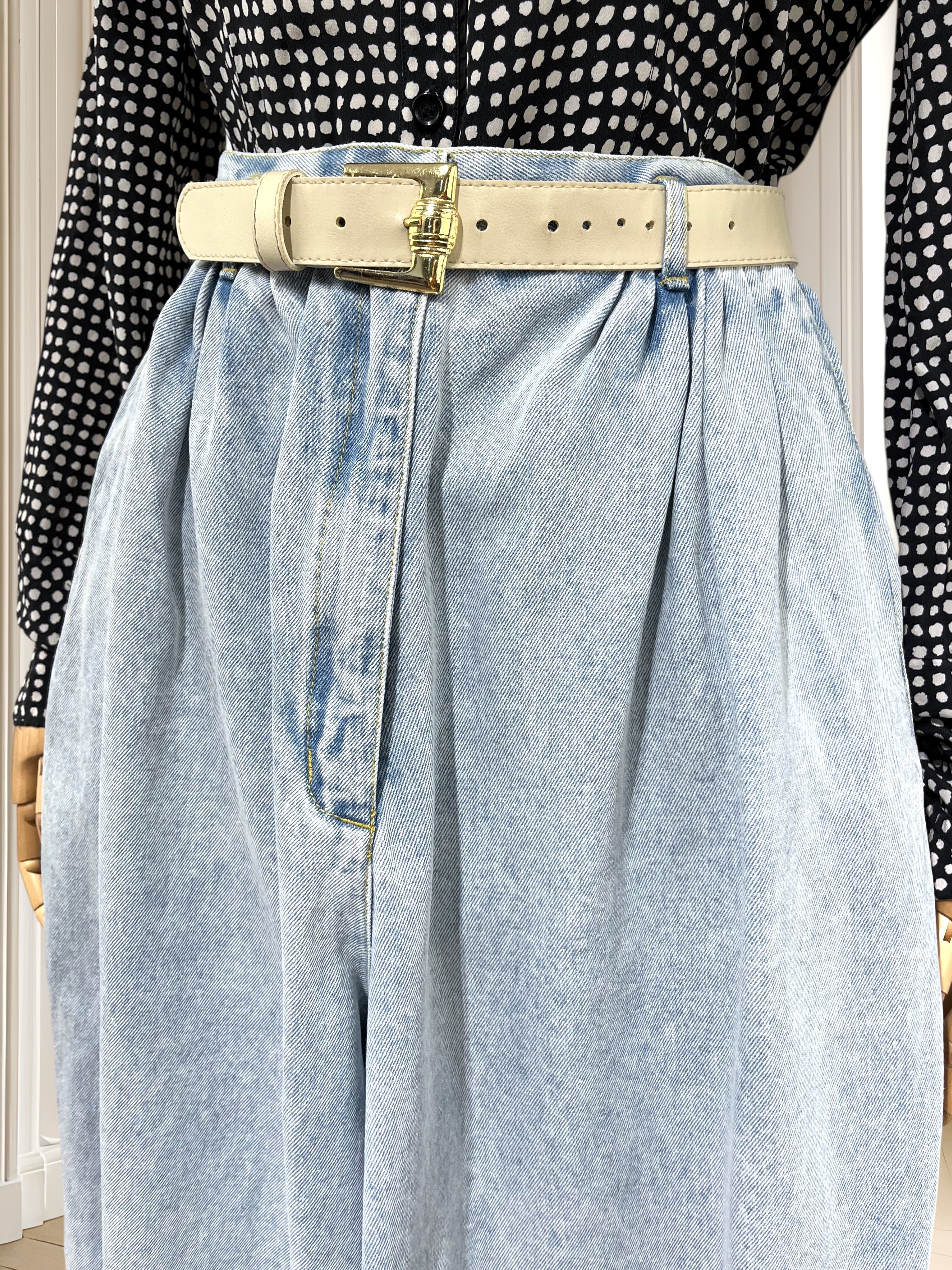 Jeans vintage cu talie înaltă mărimea M