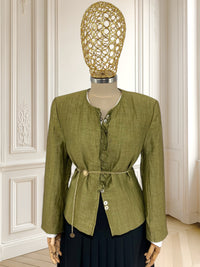 Sacou vintage olive din in mărimea M