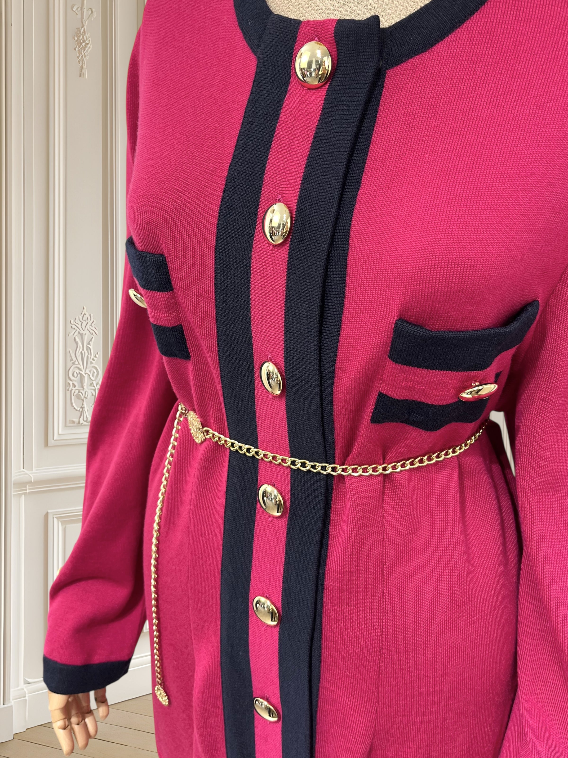 Cardigan vintage din lână pură mărimea L