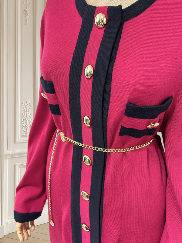 Cardigan vintage din lână pură mărimea L
