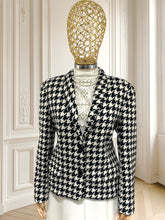 Încarcă imaginea în vizualizatorul Galerie, Sacou vintage din lână pură potrivit pentru S/M
