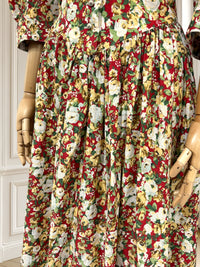 Rochie vintage cu print floral mărimea M