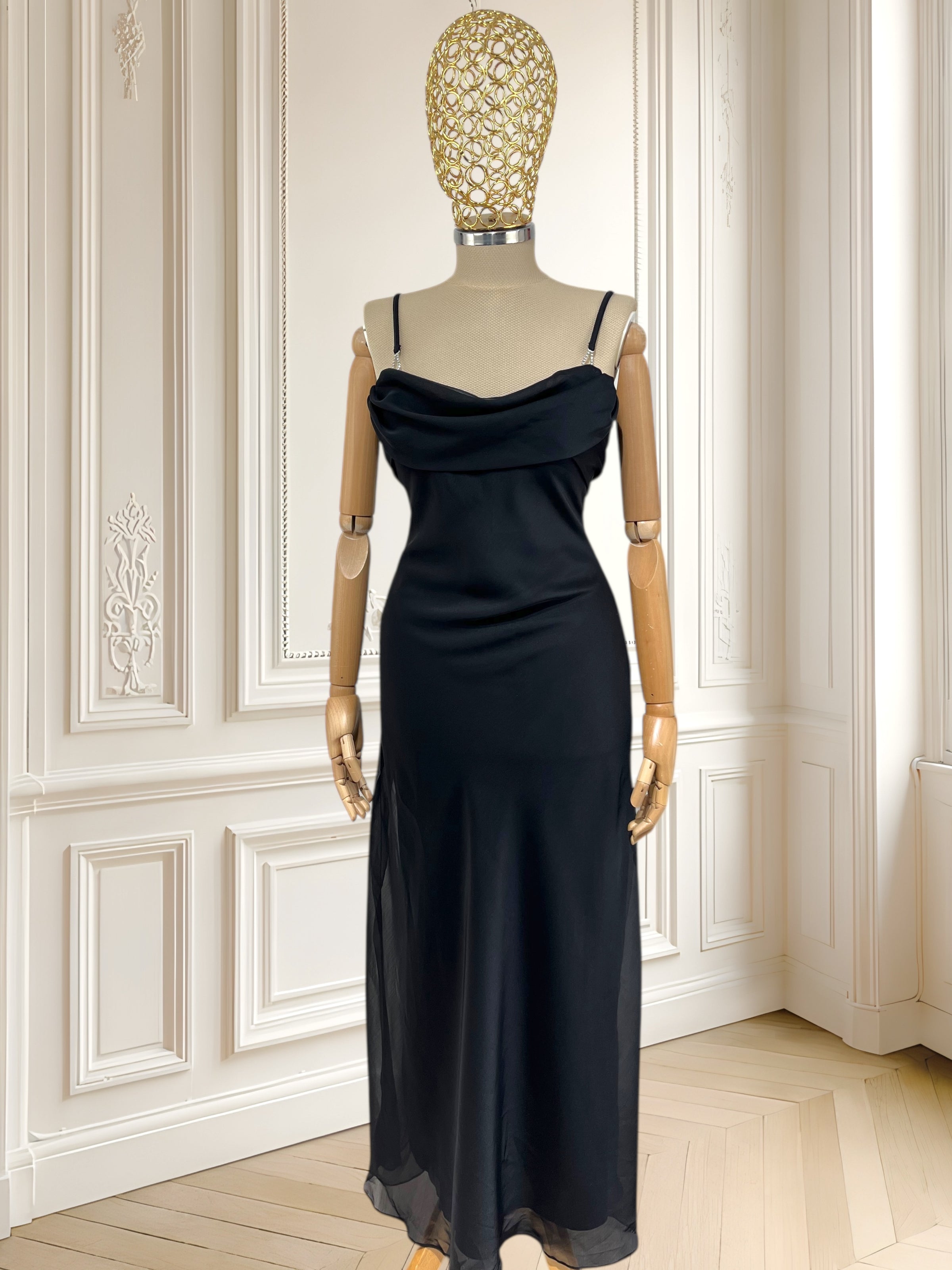 Rochie de seară neagră mărimea S