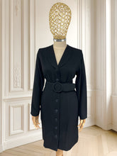 Încarcă imaginea în vizualizatorul Galerie, Rochie italienească din lână pură mărimea M
