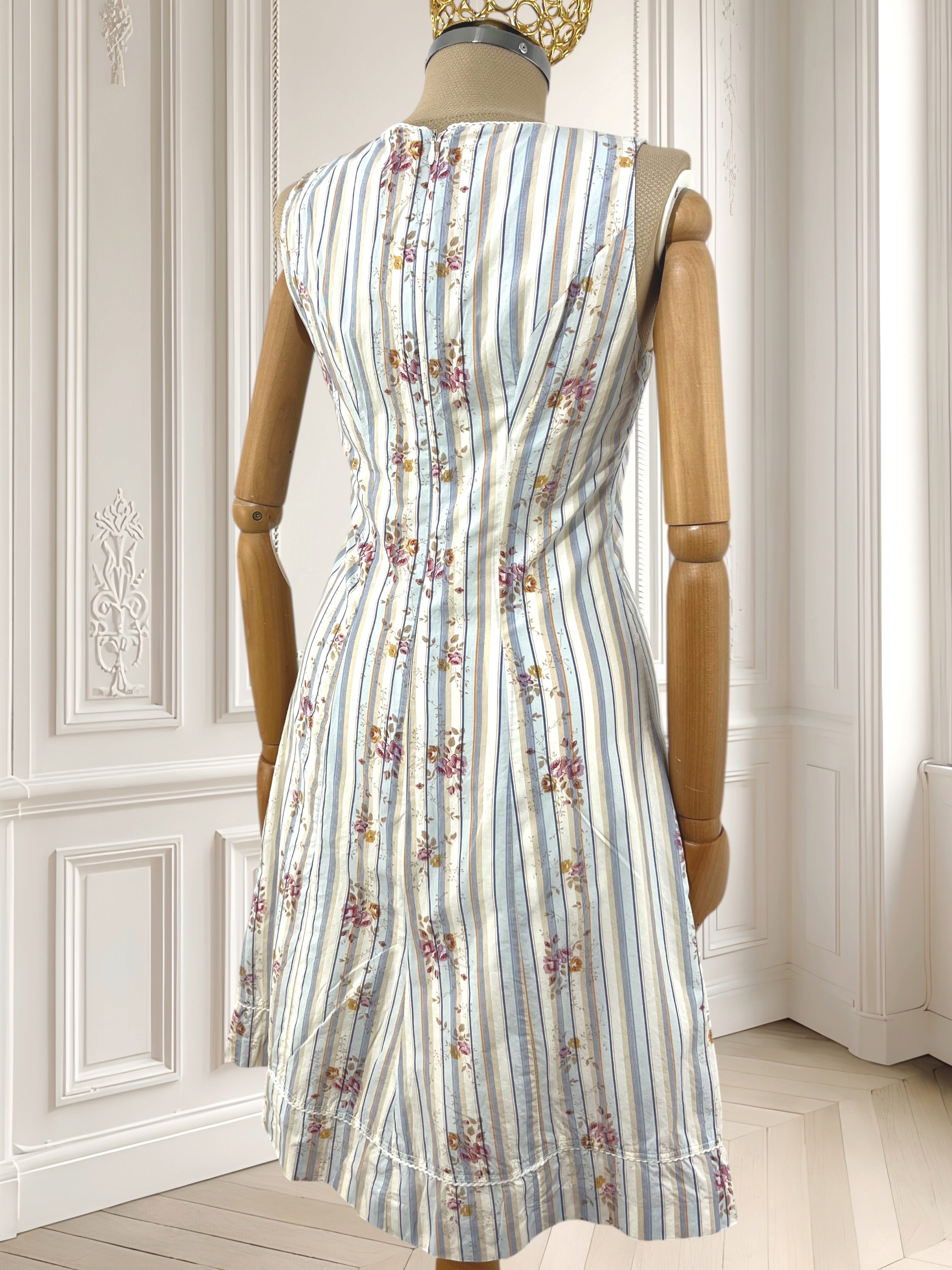 Rochie vintage din bumbac mărimea S