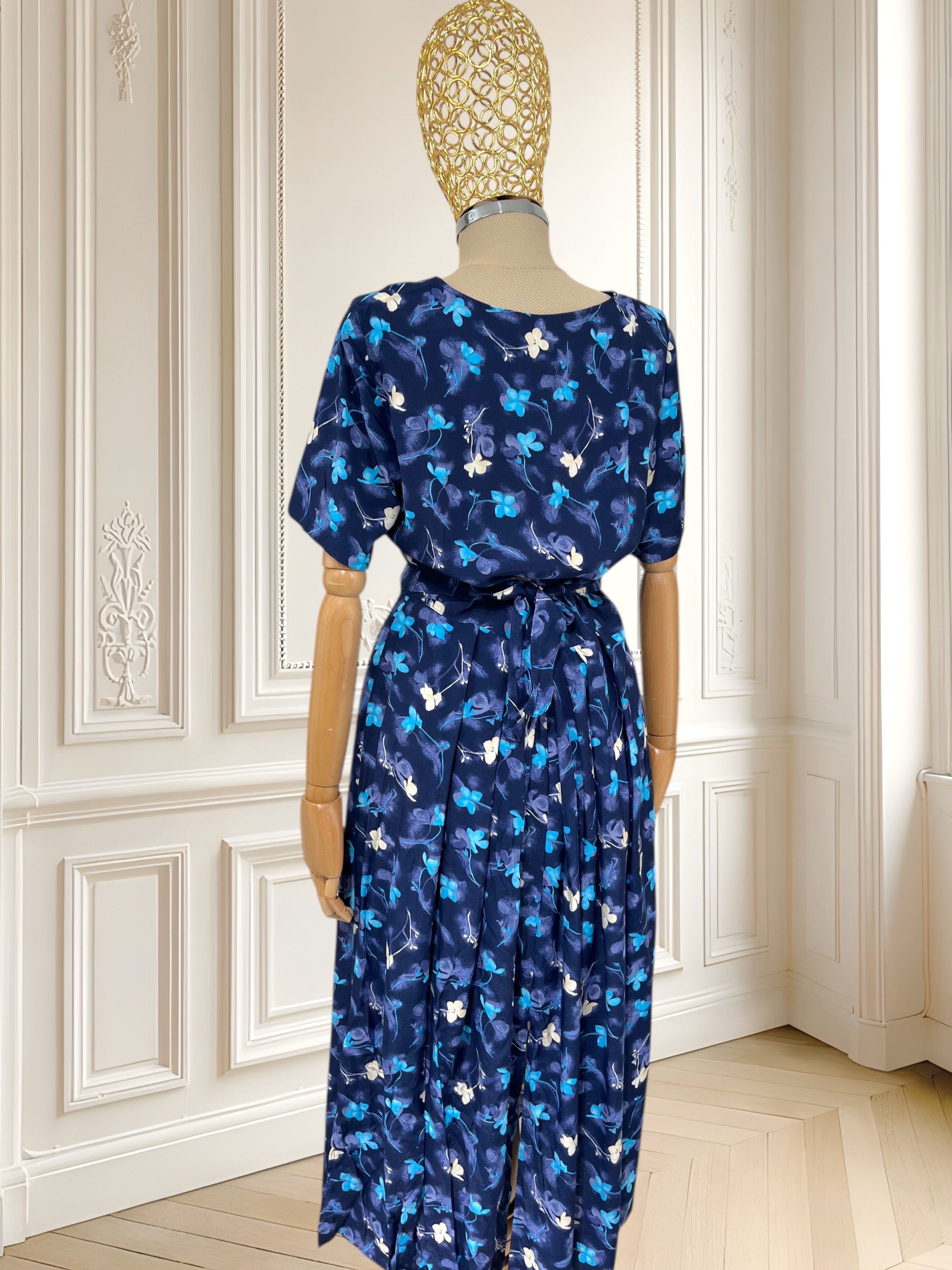 Rochie vintage din vâscoză mărimea M