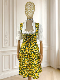 Rochie bavareză cu print floral mărimea S