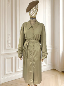 Trench coat vintage cu croi evazat mărimea L