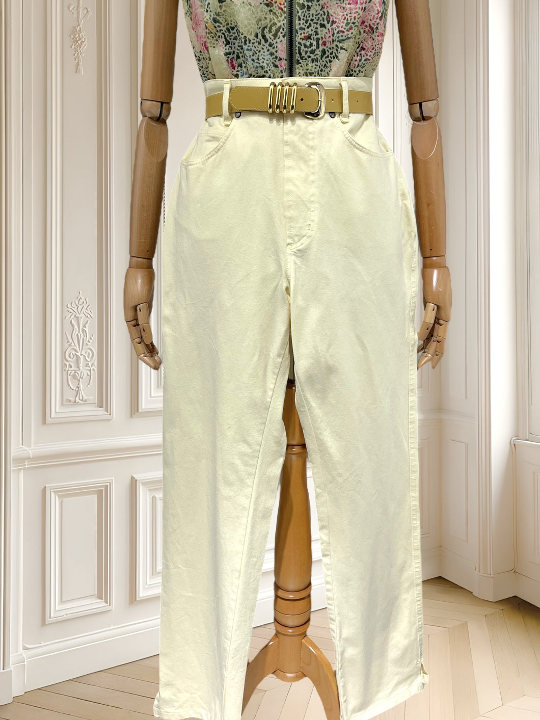 Jeans vintage cu talie înaltă mărimea M