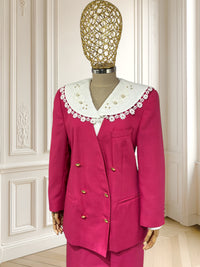 Compleu vintage roz potrivit pentru M/L