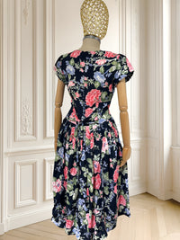 Rochie vintage din vâscoză mărimea M