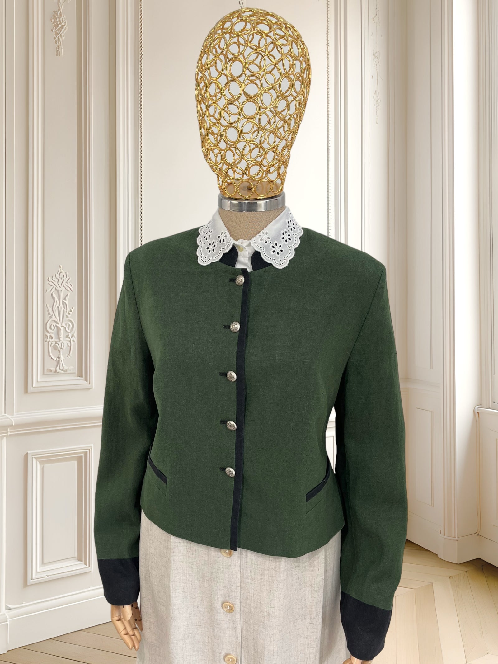 Sacou vintage din in potrivit pentru M/L