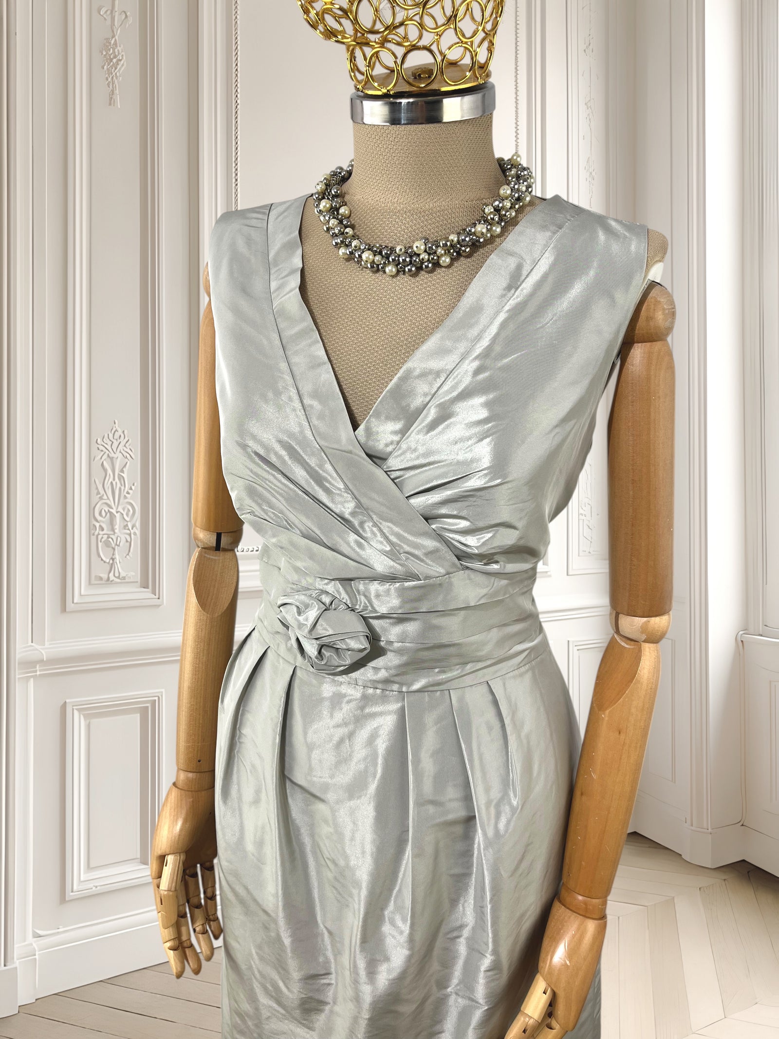 Rochie vintage cu efect perlat mărimea M
