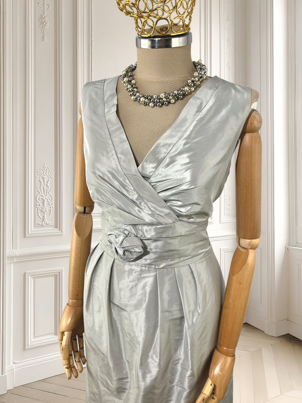 Rochie vintage cu efect perlat mărimea M