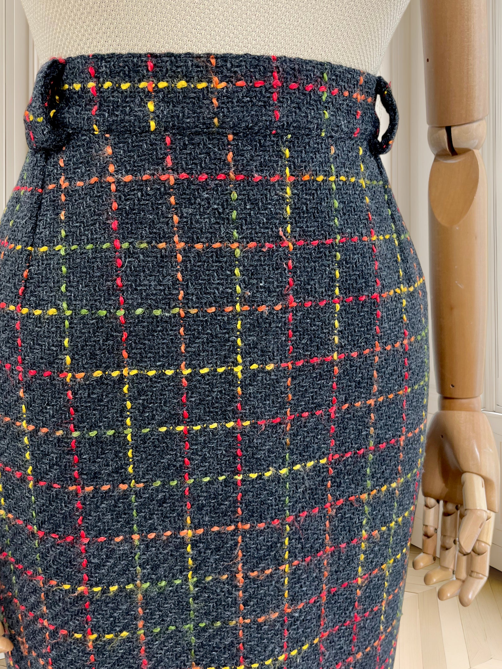 Costum din tweed de lână mărimea S