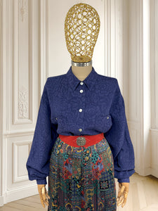 Cămașă vintage din mătase mărimea XL