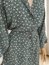 Rochie din vâscoză cu floricele mărimea M