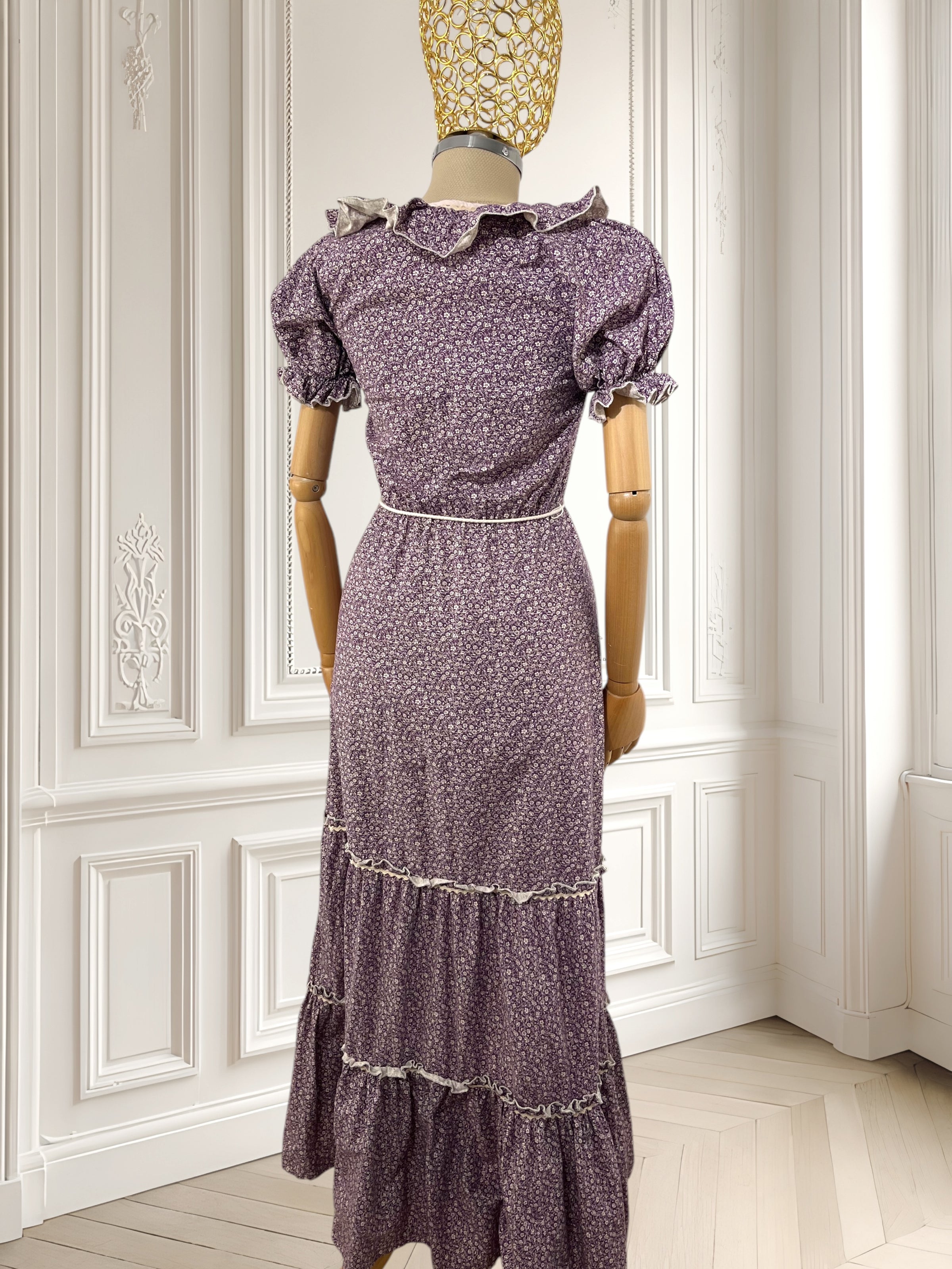 Rochie vintage din bumbac mărimea S