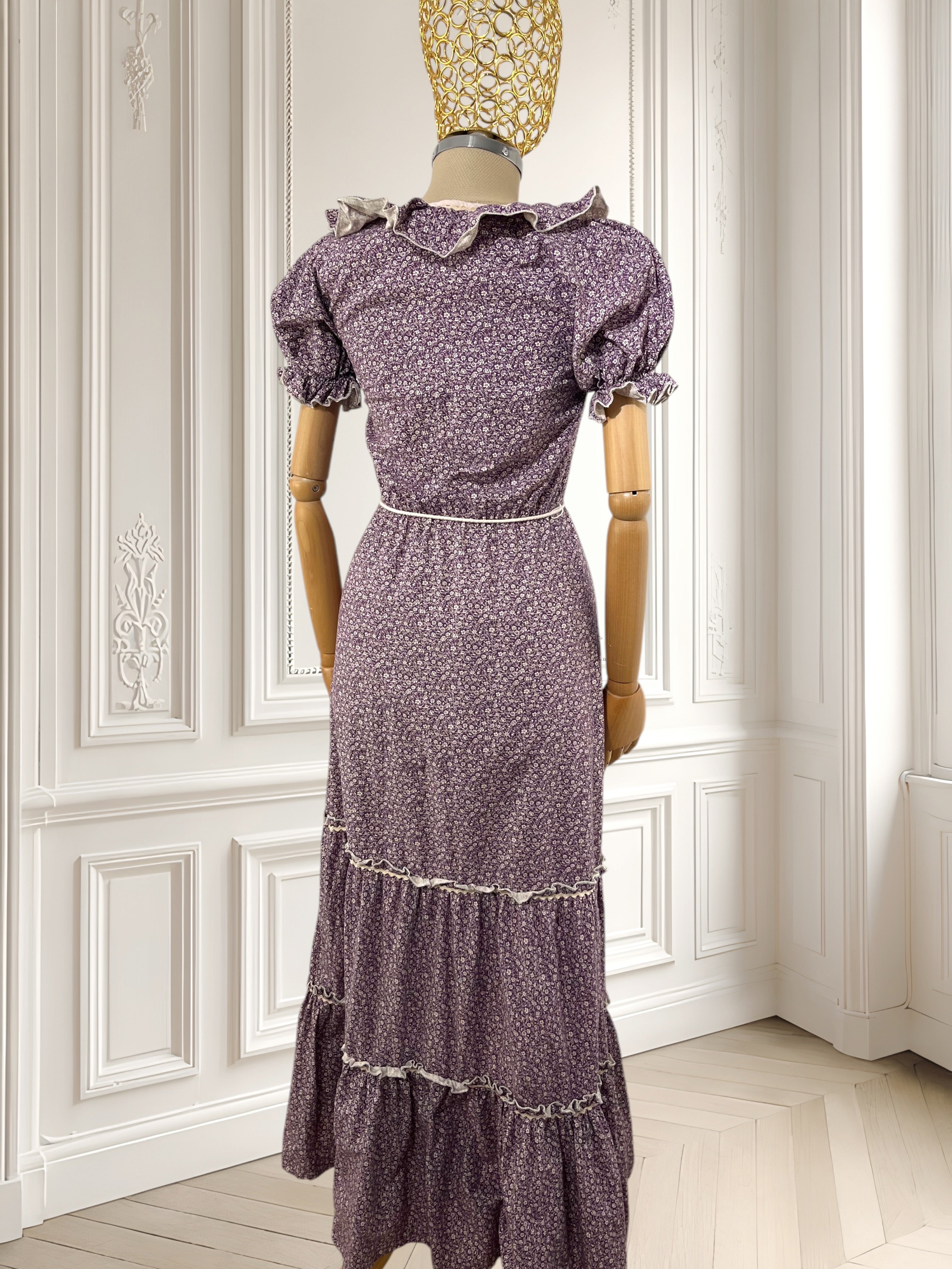 Rochie vintage din bumbac mărimea S
