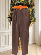 Încarcă imaginea în vizualizatorul Galerie, Pantaloni maronii mărimea S
