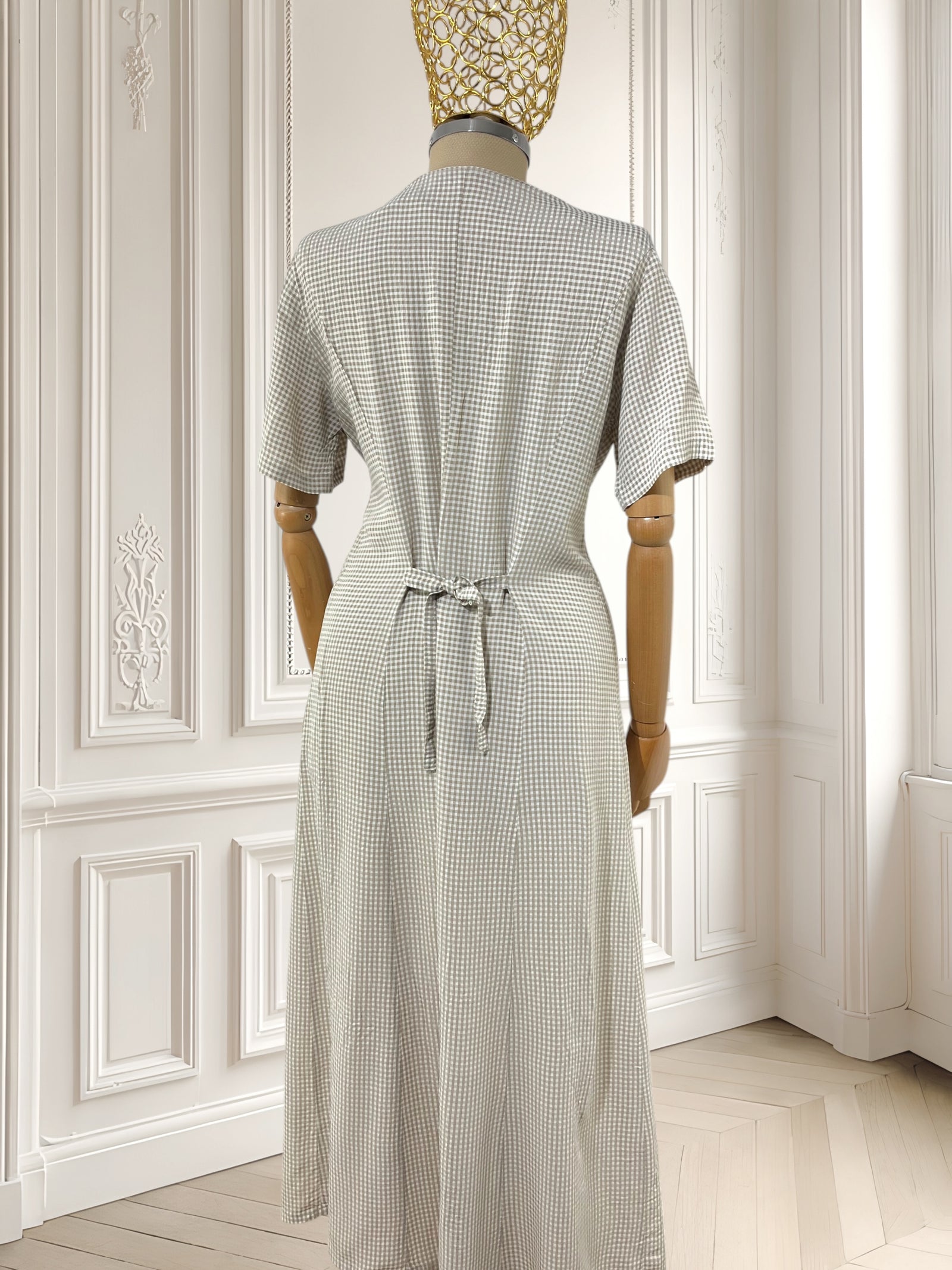 Rochie vintage din vâscoză mărimea L