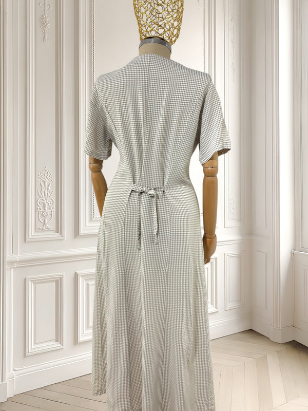 Rochie vintage din vâscoză mărimea L