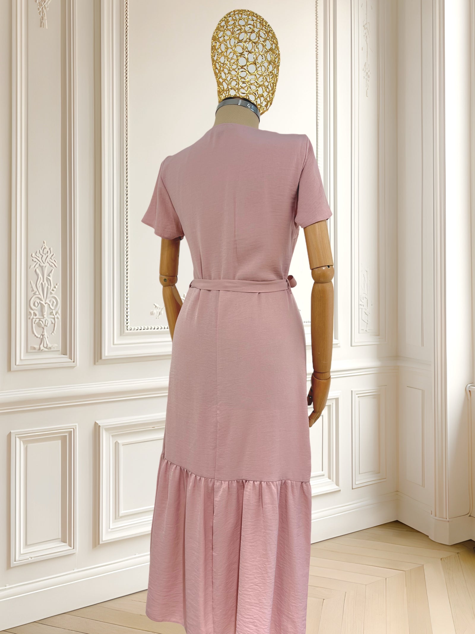 Rochie roz pudrat mărimea S