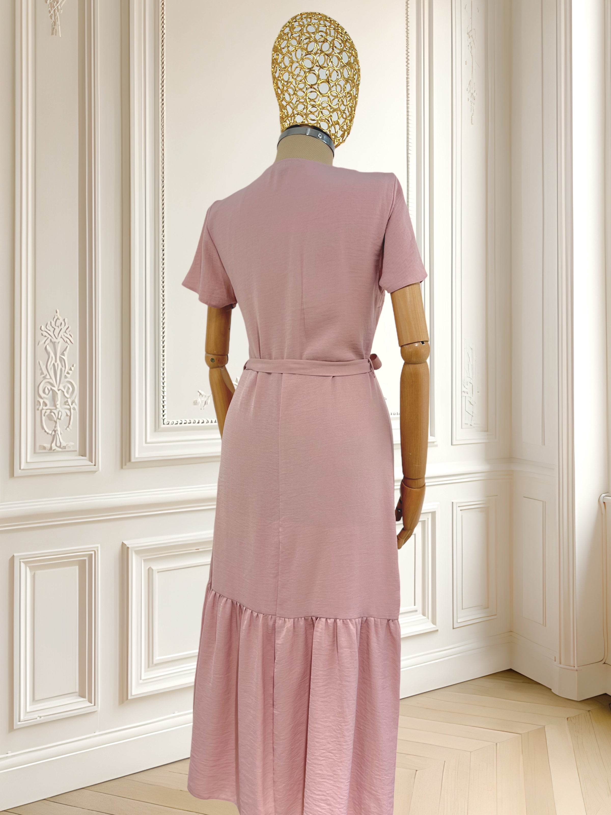 Rochie roz pudrat mărimea S