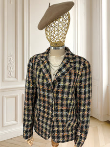 Sacou vintage din tweed mărimea XL