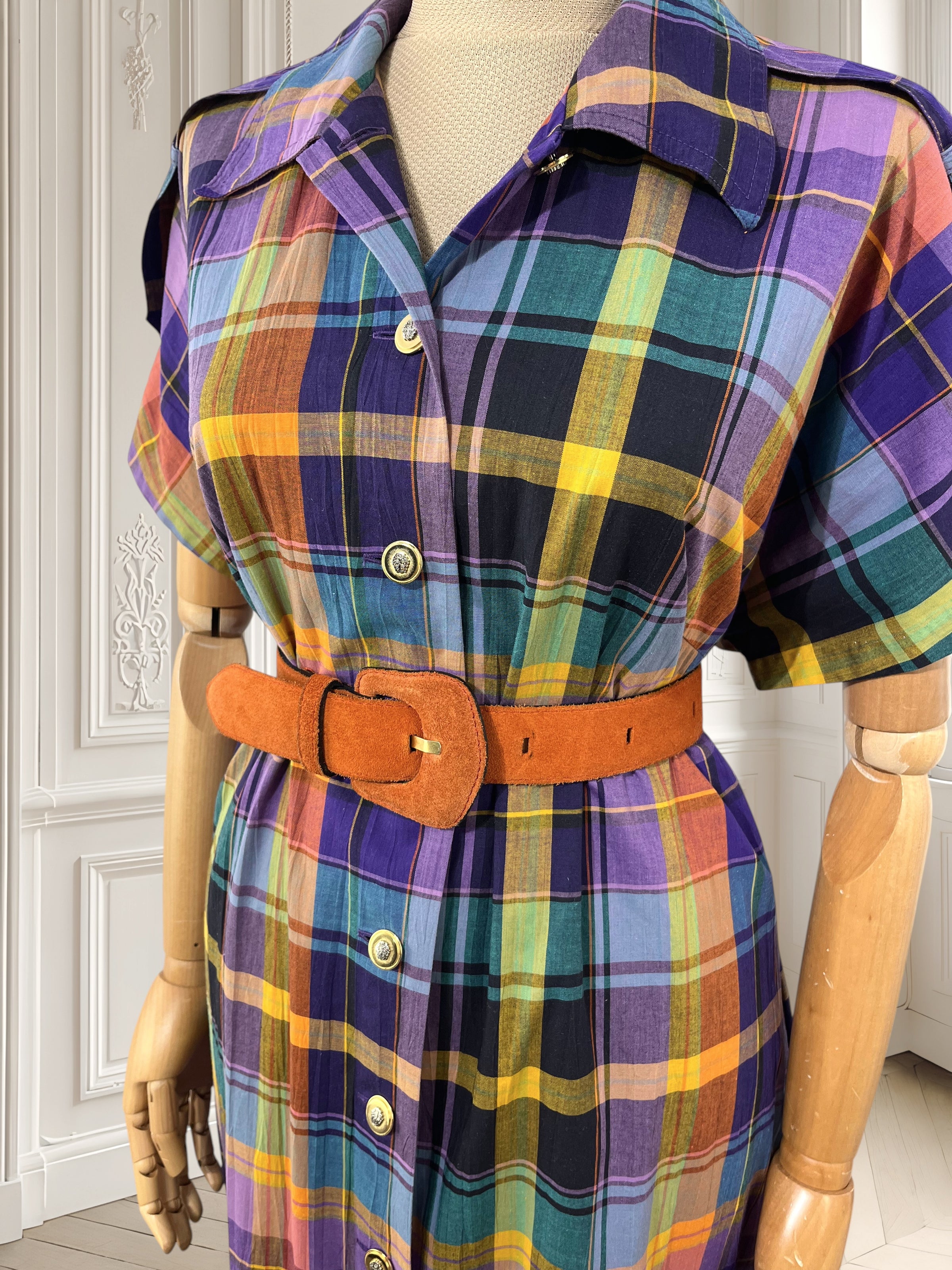 Rochie vintage din bumbac mărimea XL