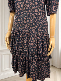 Rochie vintage din vâscoză mărimea L