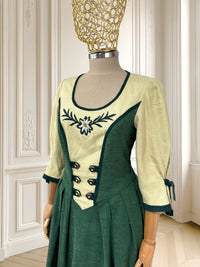 Rochie vintage lucrată manual mărimea S