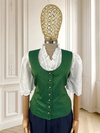 Vestă vintage din mix de mătase mărimea L