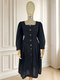 Rochie vintage cu nasturi metalici mărimea L