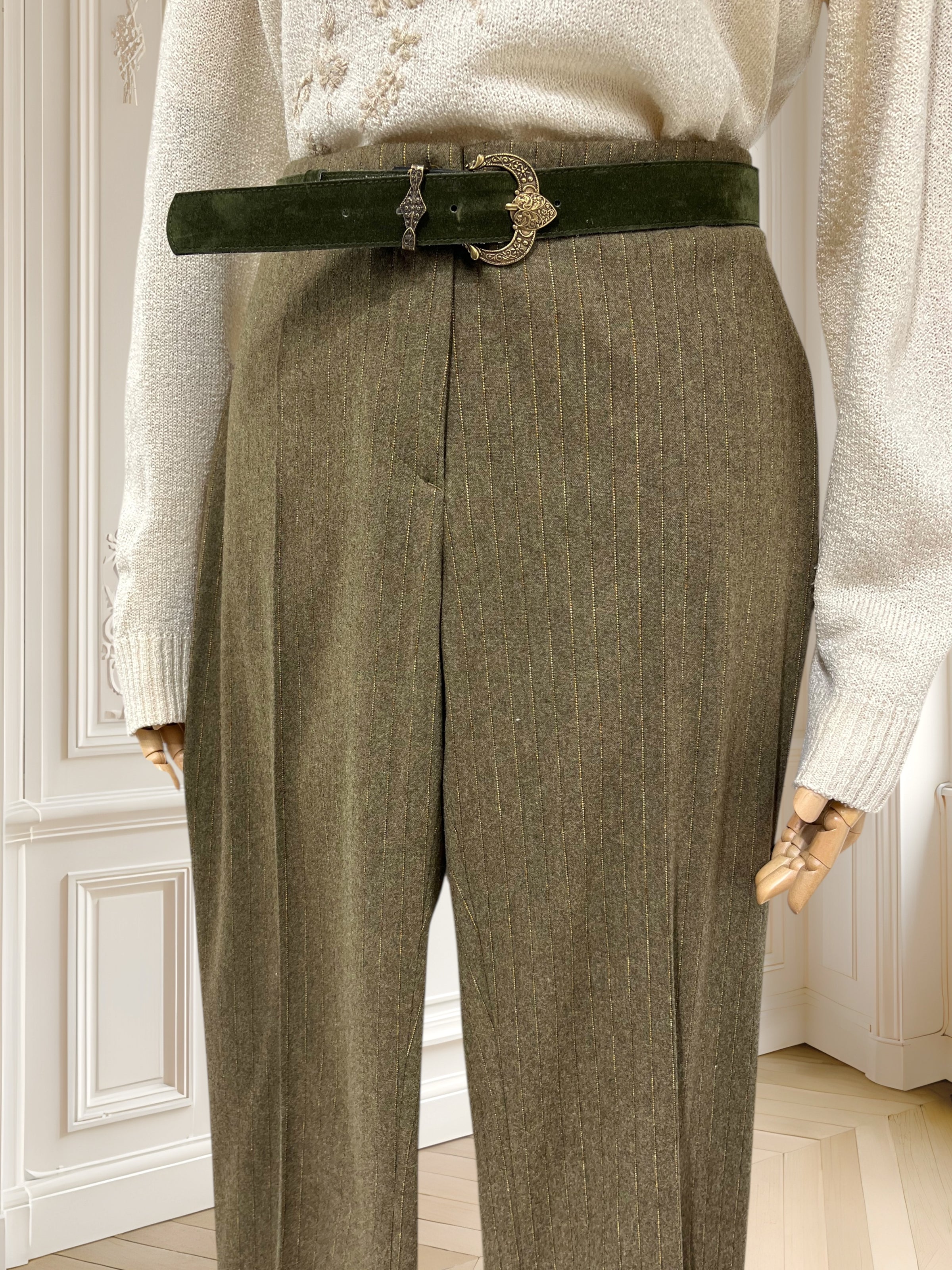 Costum vintage din lână mărimea S