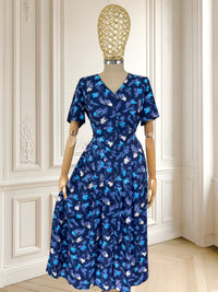 Rochie vintage din vâscoză mărimea M
