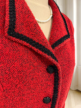Încarcă imaginea în vizualizatorul Galerie, Sacou vintage din lână bouclé mărimea L
