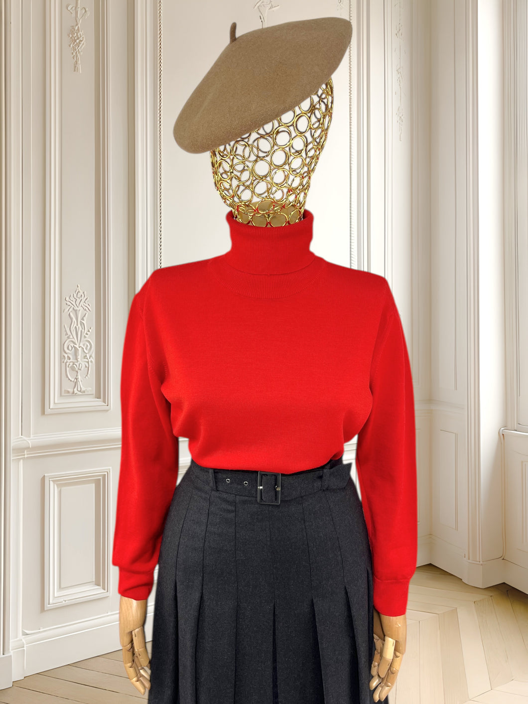 Bluză din amestec de lână mărimea M